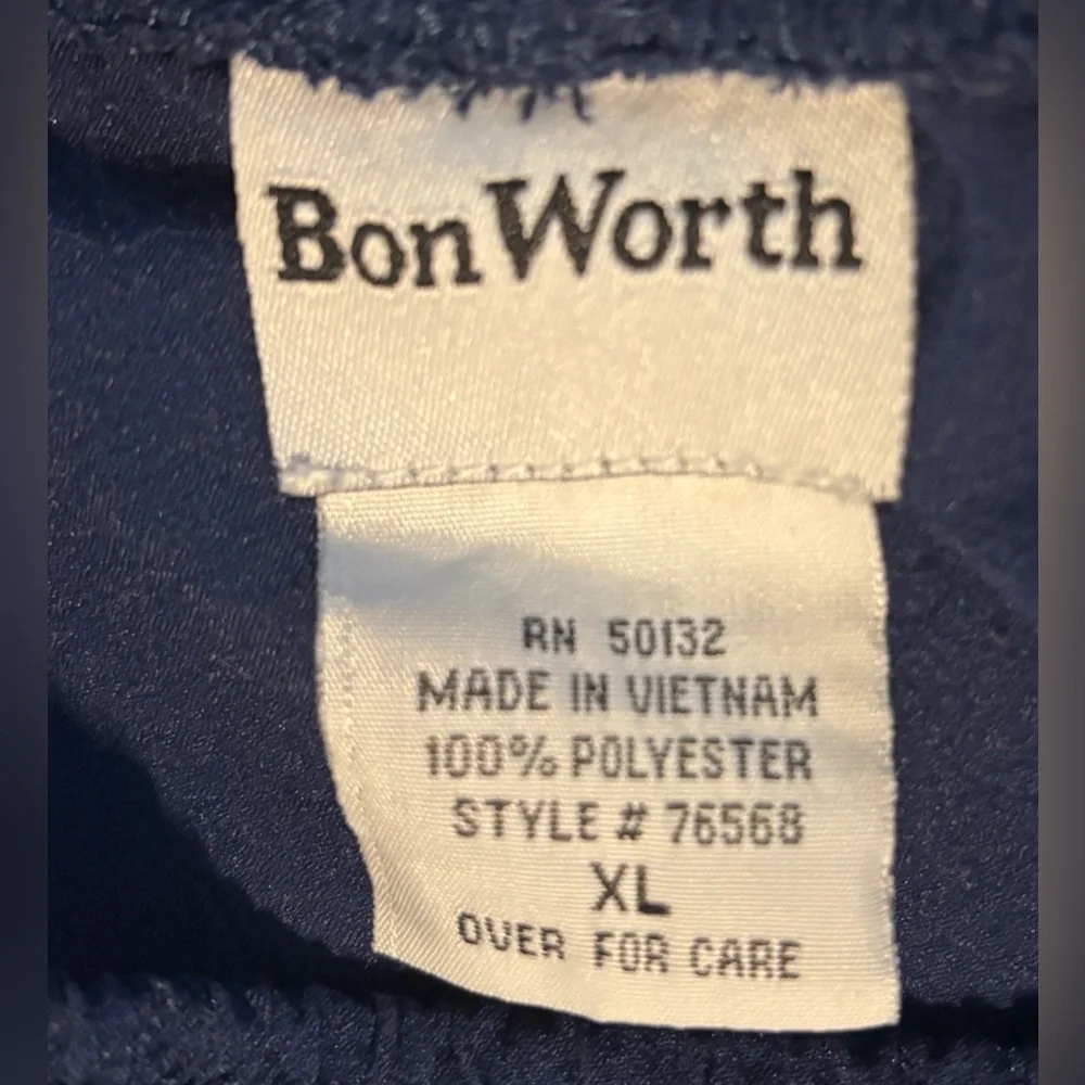 Bon Worth Women’s Size XL Navy Blue Pants